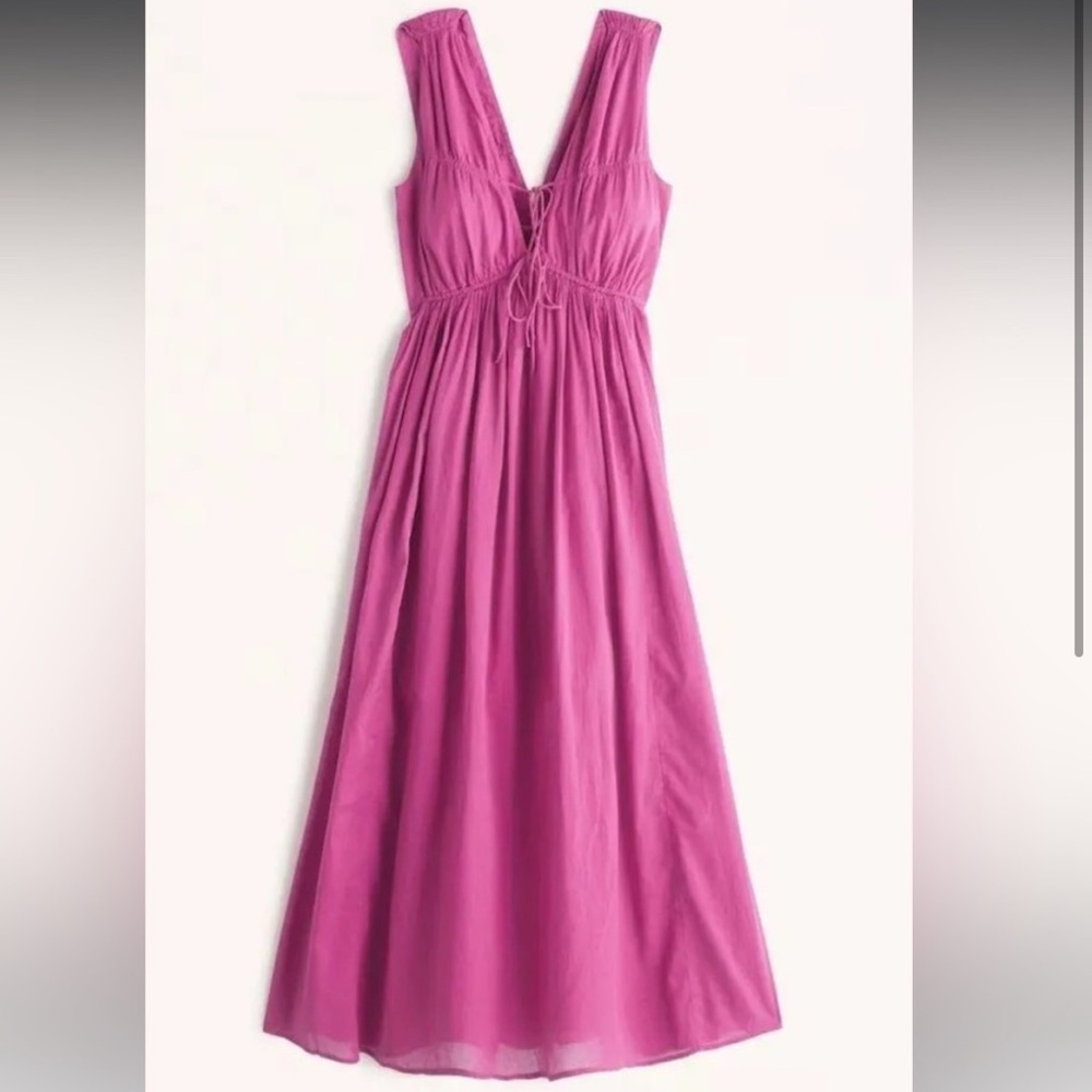 Abercrombie & Fitch Pink Maxi Dress